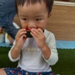 食育　スイカ割り