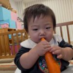 本日は栄縁さん @eien.kagoshima による食育の日でした 今回は野菜スタンプでクリスマスカード 作りを行いました~ 今回は栄縁さんと一緒に来園した 学生さんのご協力もいただきながら にぎやかな時間となりました