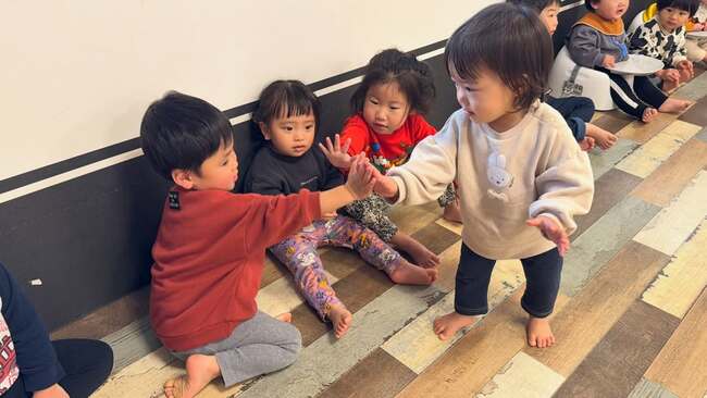 最後のハイタッチ