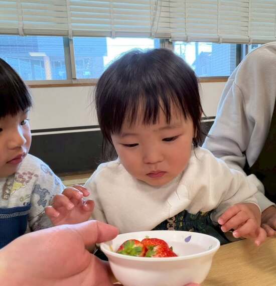 いちごジャムづくり