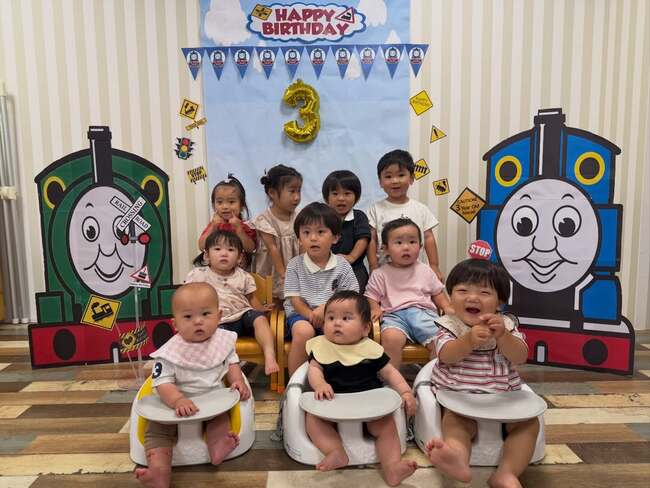 3歳の誕生日会